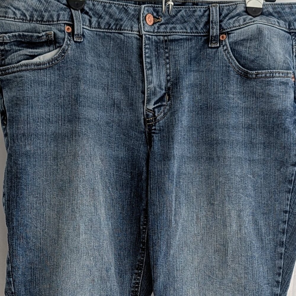 M Jeans By maurices Mid Rise Blue Size 14W Extra Short $16.00